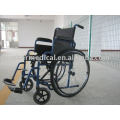 Acero de silla de ruedas Autopropulsado Deportes Azul Color